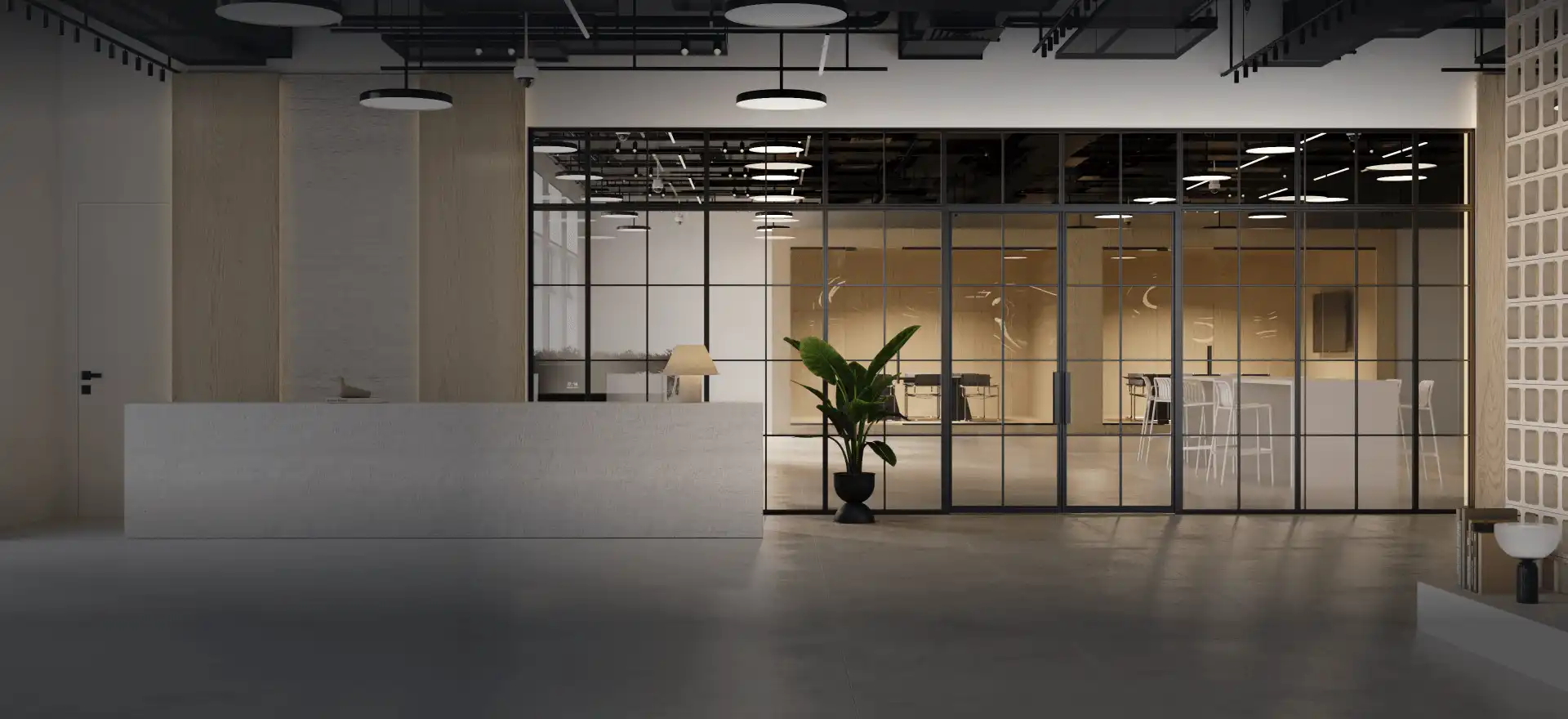 Modular Steel Glass Wall Partition 
