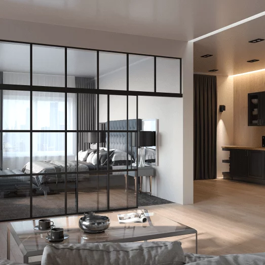 How Glass Partitions Can Improve Modern Loft Interior