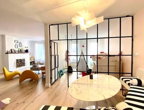 Luxurious Loft: Custom Steel & Glass Partitions