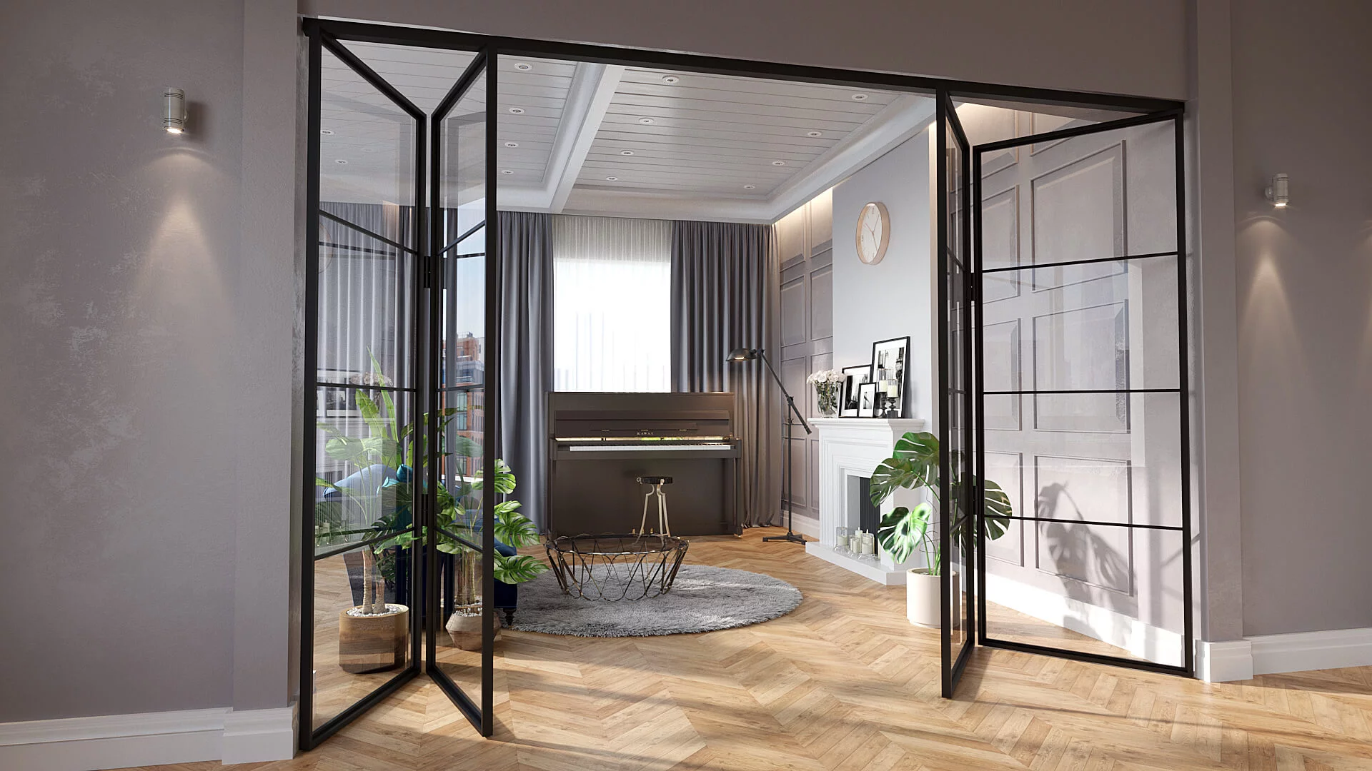 Space-Savvy and Stylish: The Magic of Commercial Folding Glass Doors