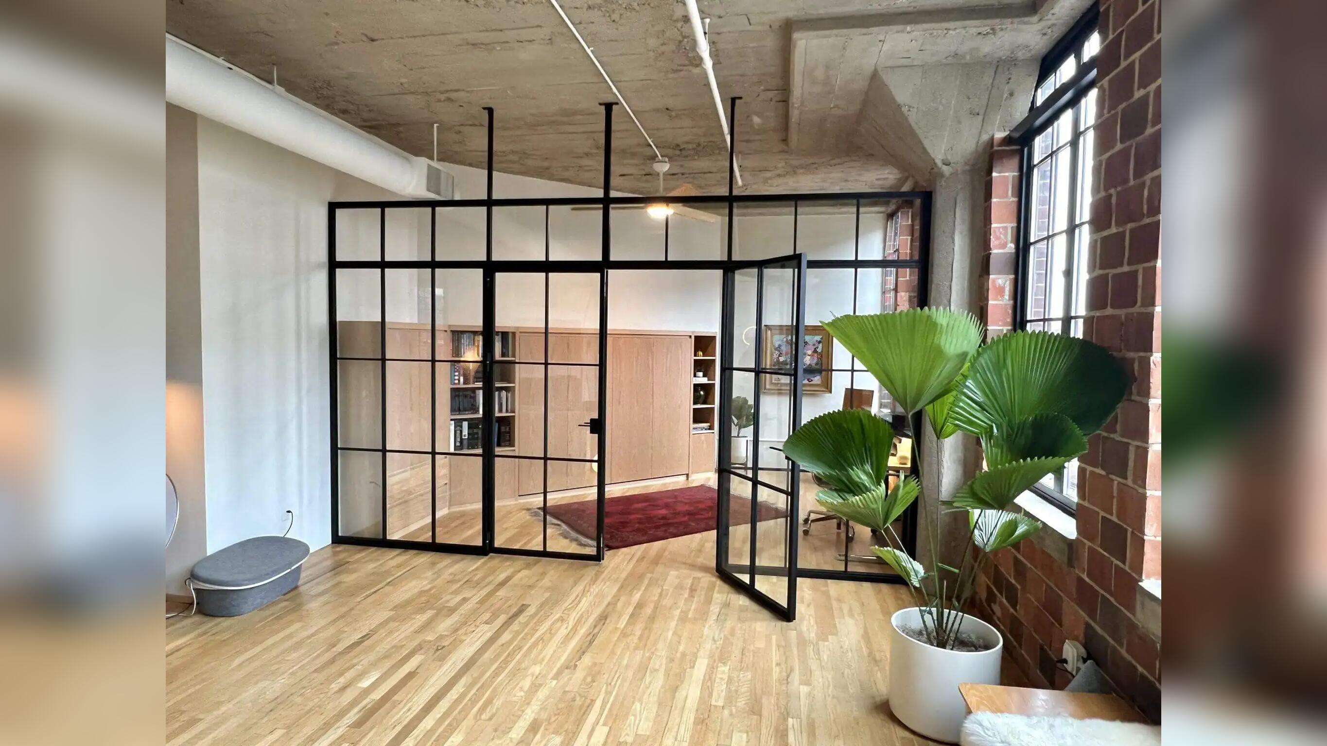 Steel Partition – Swing Doors