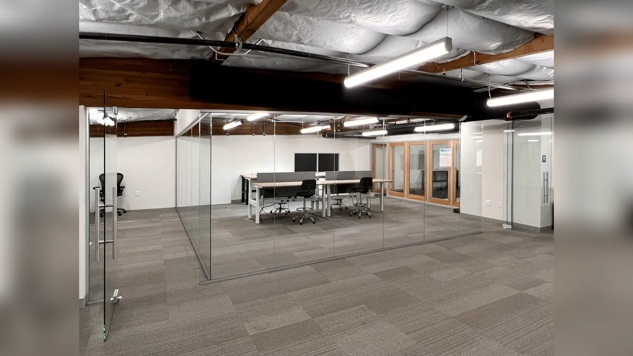 Frameless Partitions – Swing Doors