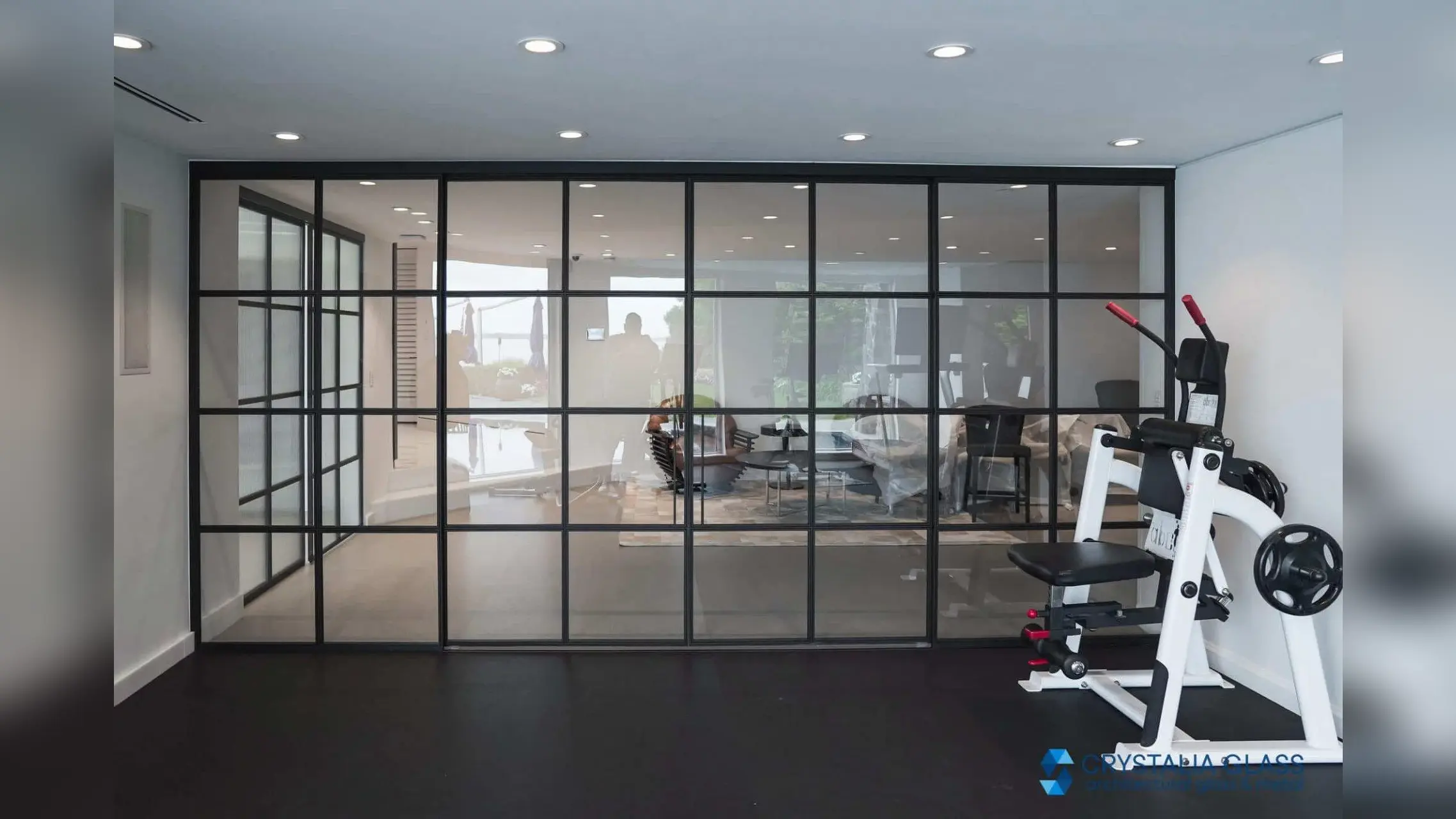 Steel Partitions – Sliding Doors