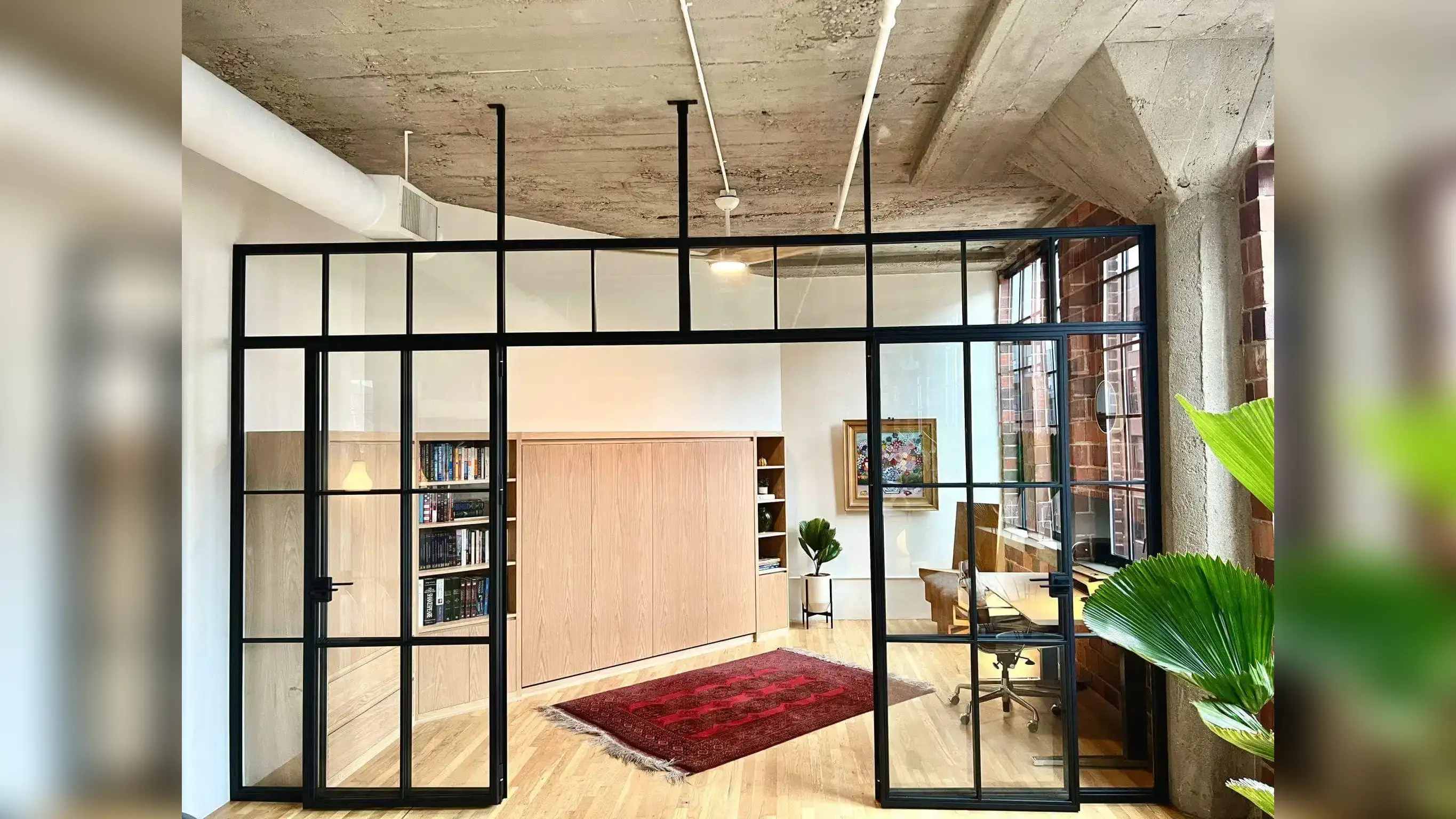 Steel Partition – Swing Doors